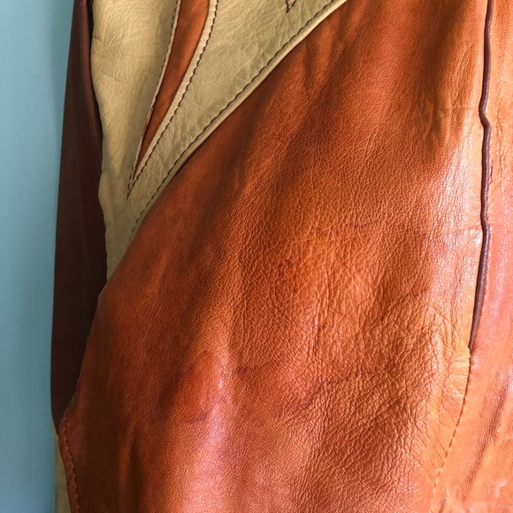 SOLD - East West Parrot Leather Jacket: Great Condition - Picture 7 of 13